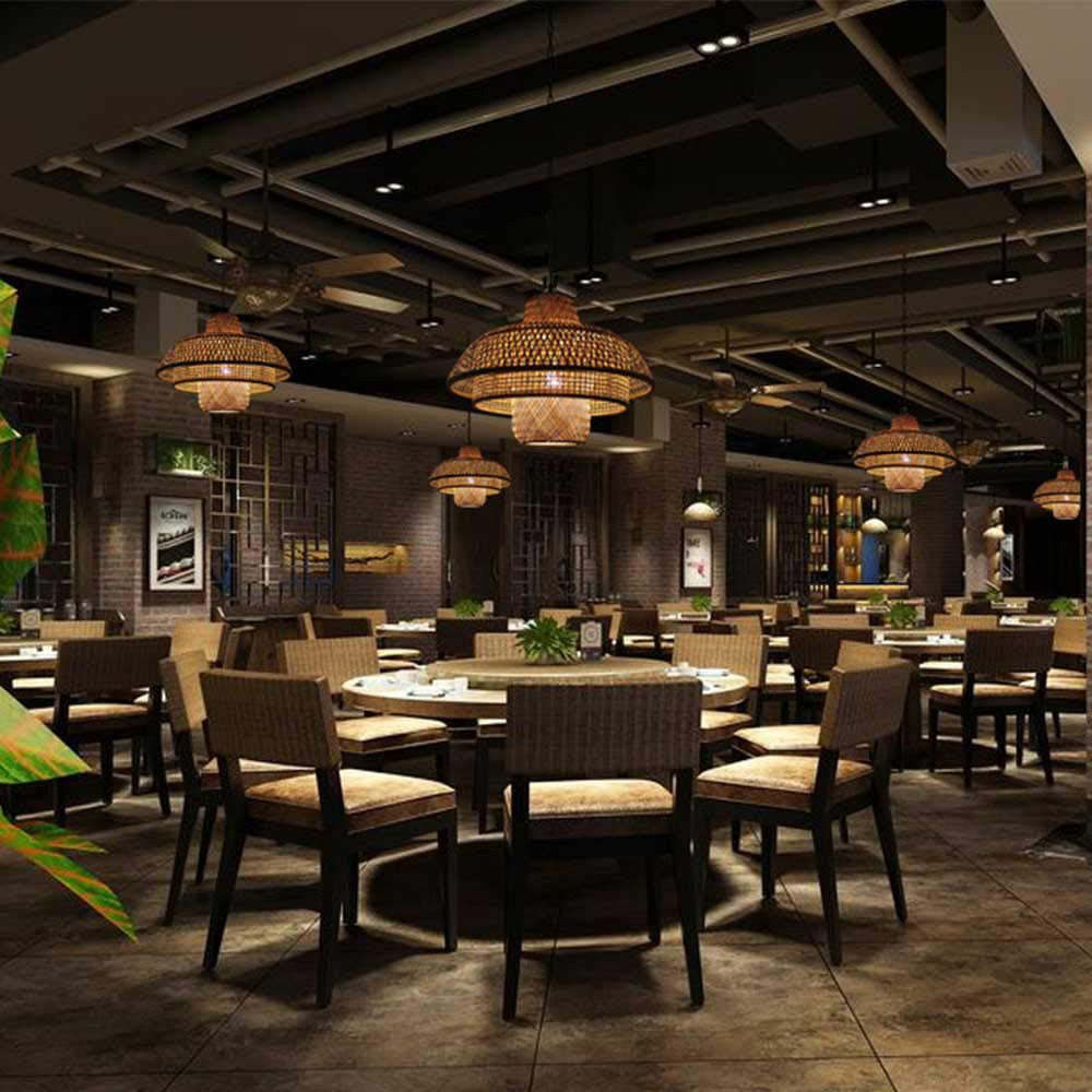 Pendant Light Rattan Pendant Light For Living Room -Homdiy