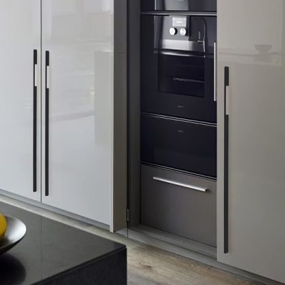 Solid Aluminum Alloy Modern Slimline Gold Cabinet and Drawer Handles