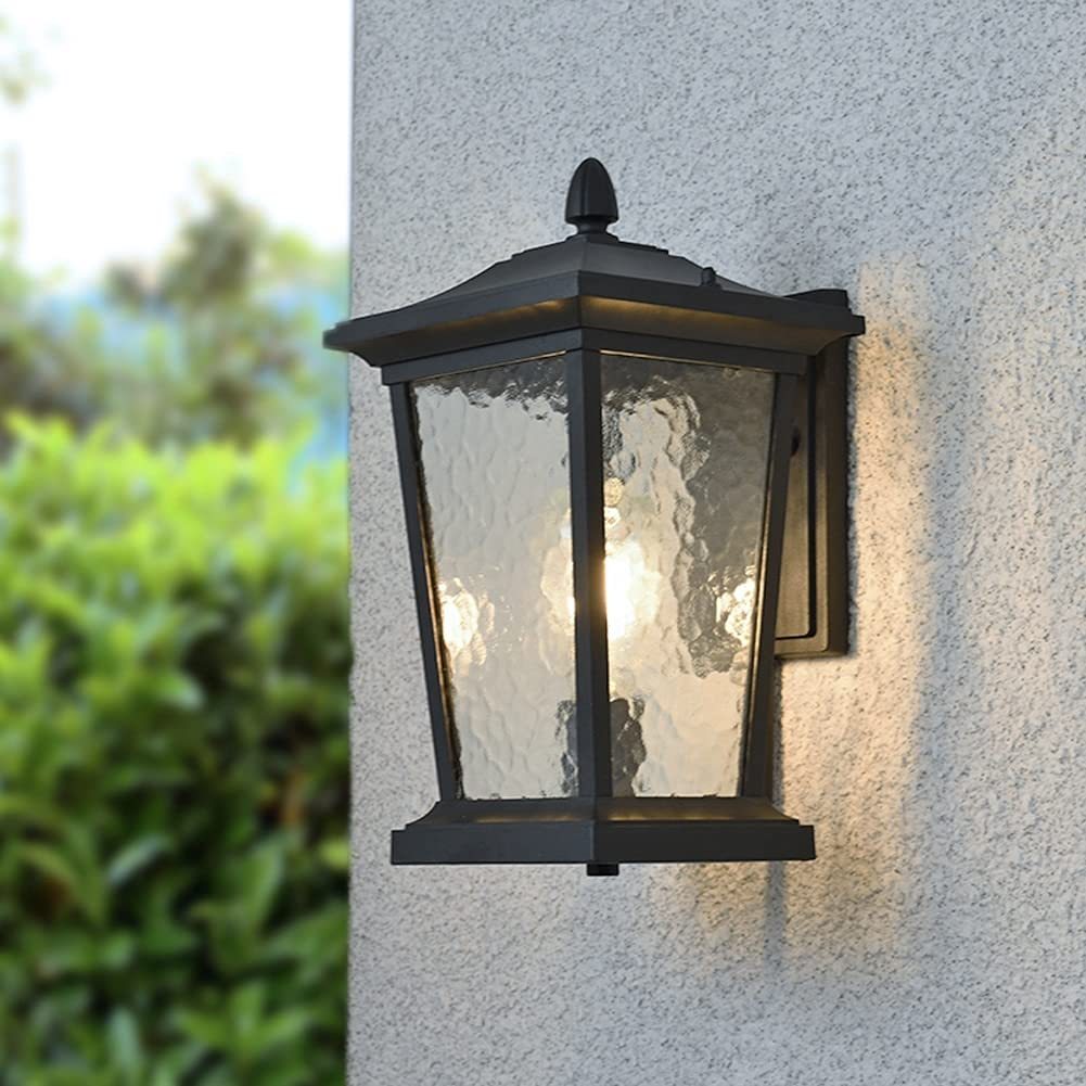 Vintage 1-Light Waterproof Outdoor Wall Sconce -Homdiy