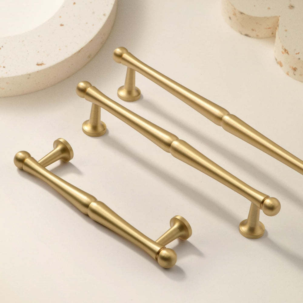 Classic French Brass Handle Hardware Furniture Cabinet Pulls -Homdiy