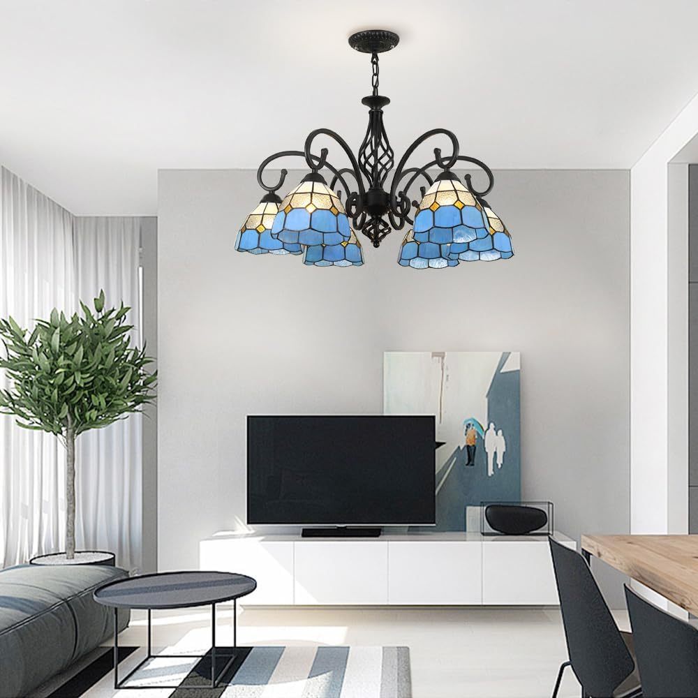 Tiffany European Style Iron Dining Room Pendant Light