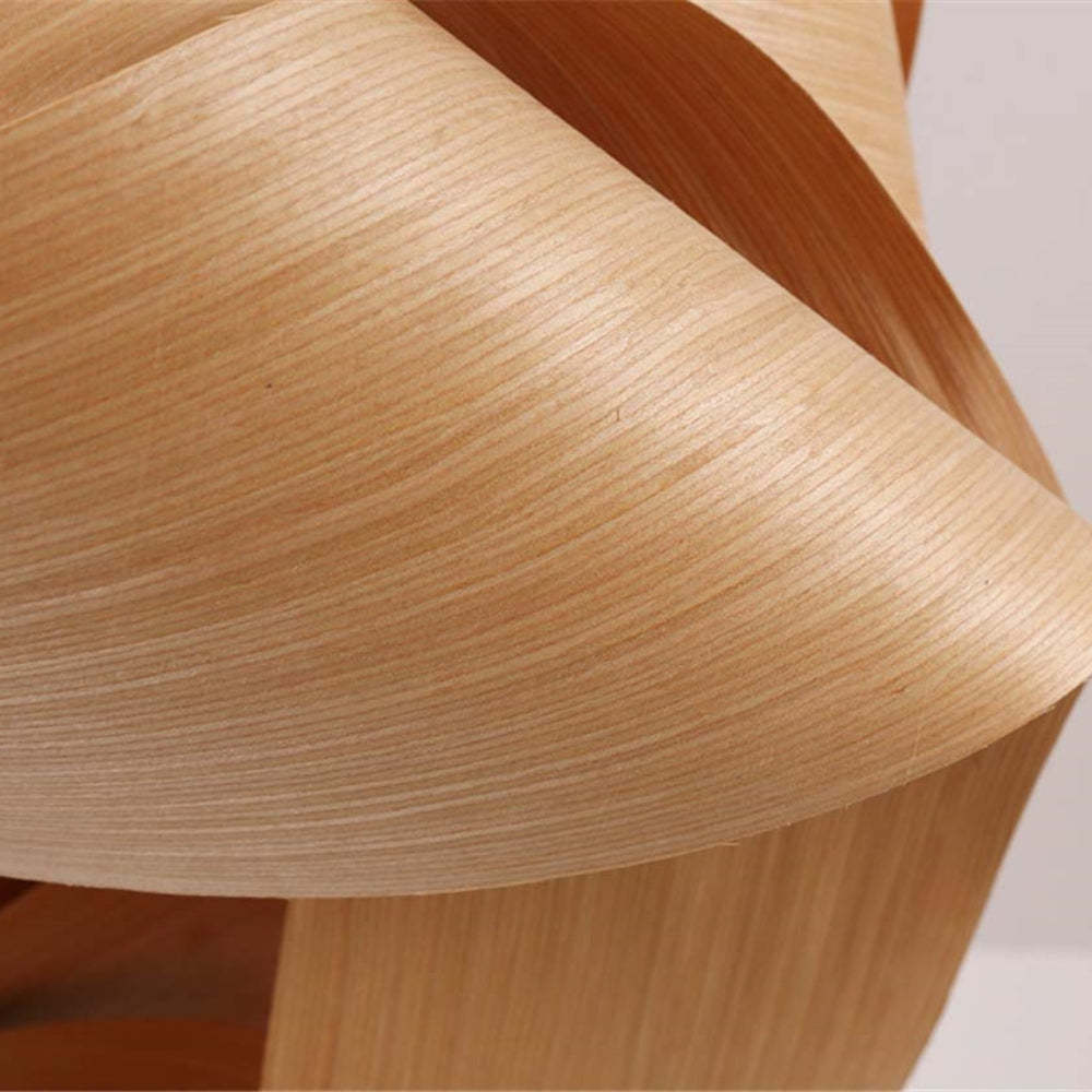 Modern Irregular Wood Pendant Light For Living Room -Homdiy