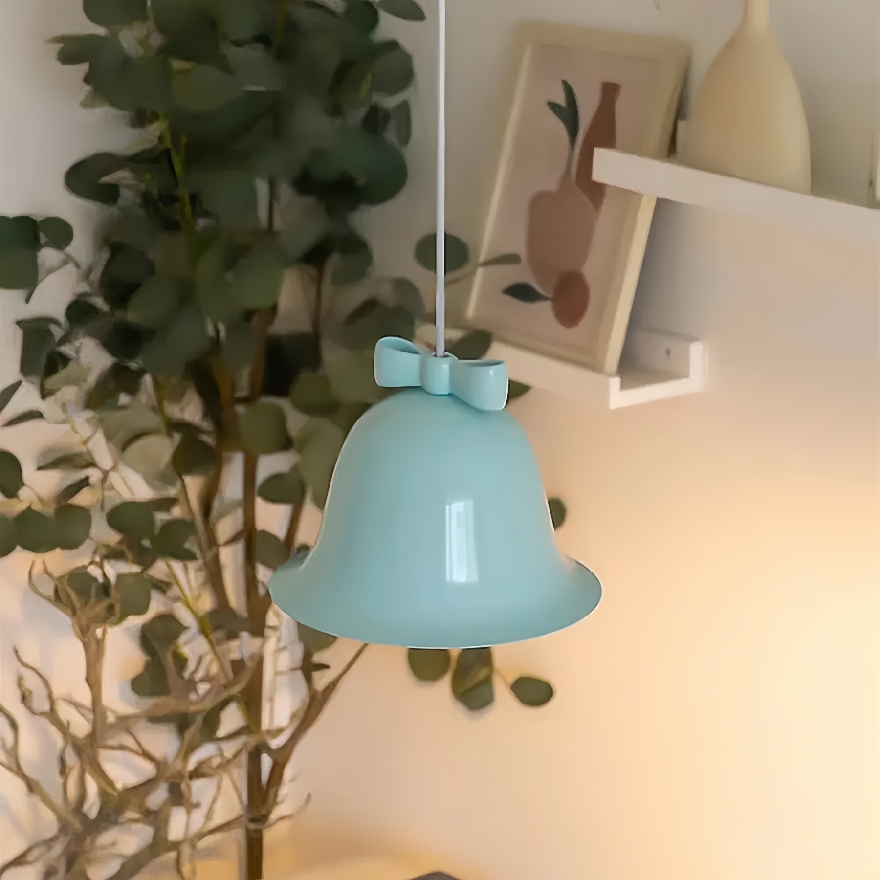 Creative Colorful Mini Bow Iron Pendant Light