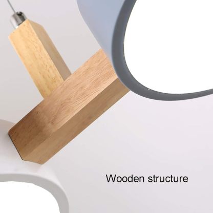 Contemporary Metal Cylinder Multi Light Nordic Pendant Light