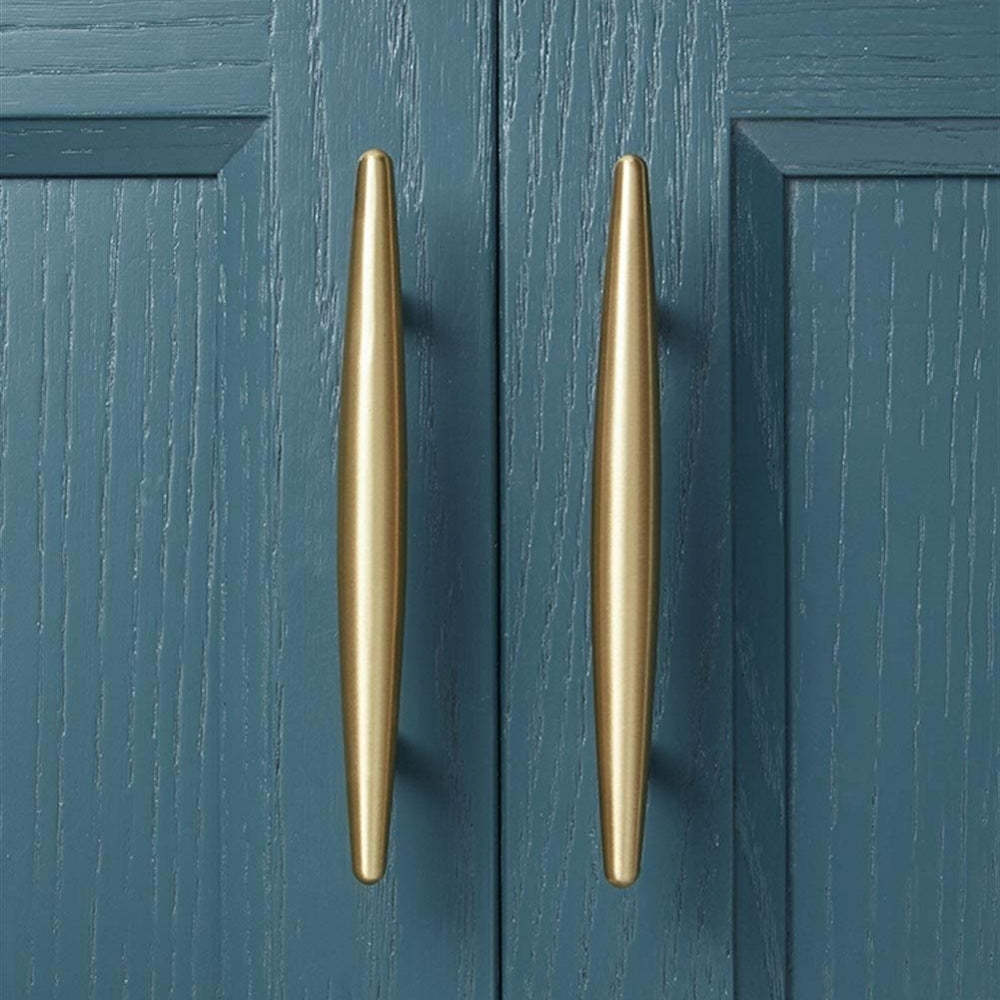 Modern Solid Brass Kitchen Cabinet Knobs and Handles -Homdiy