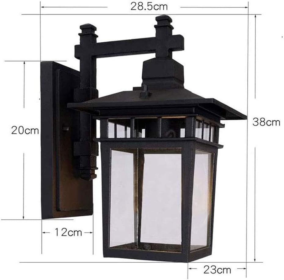 IP44 Waterproof Rustic Vintage Outdoor Lantern Wall Lights