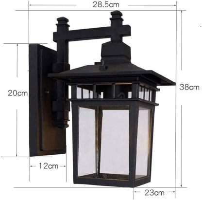 IP44 Waterproof Rustic Vintage Outdoor Lantern Wall Lights