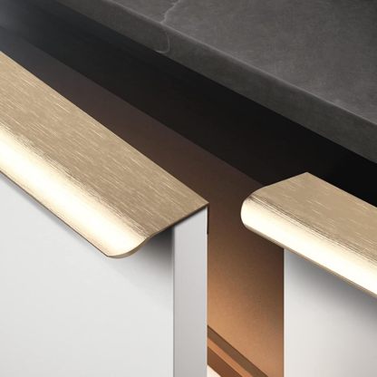 Modern Metal Invisible Cabinet Edge Pulls