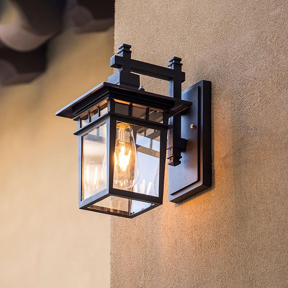 IP44 Waterproof Rustic Vintage Outdoor Lantern Wall Lights