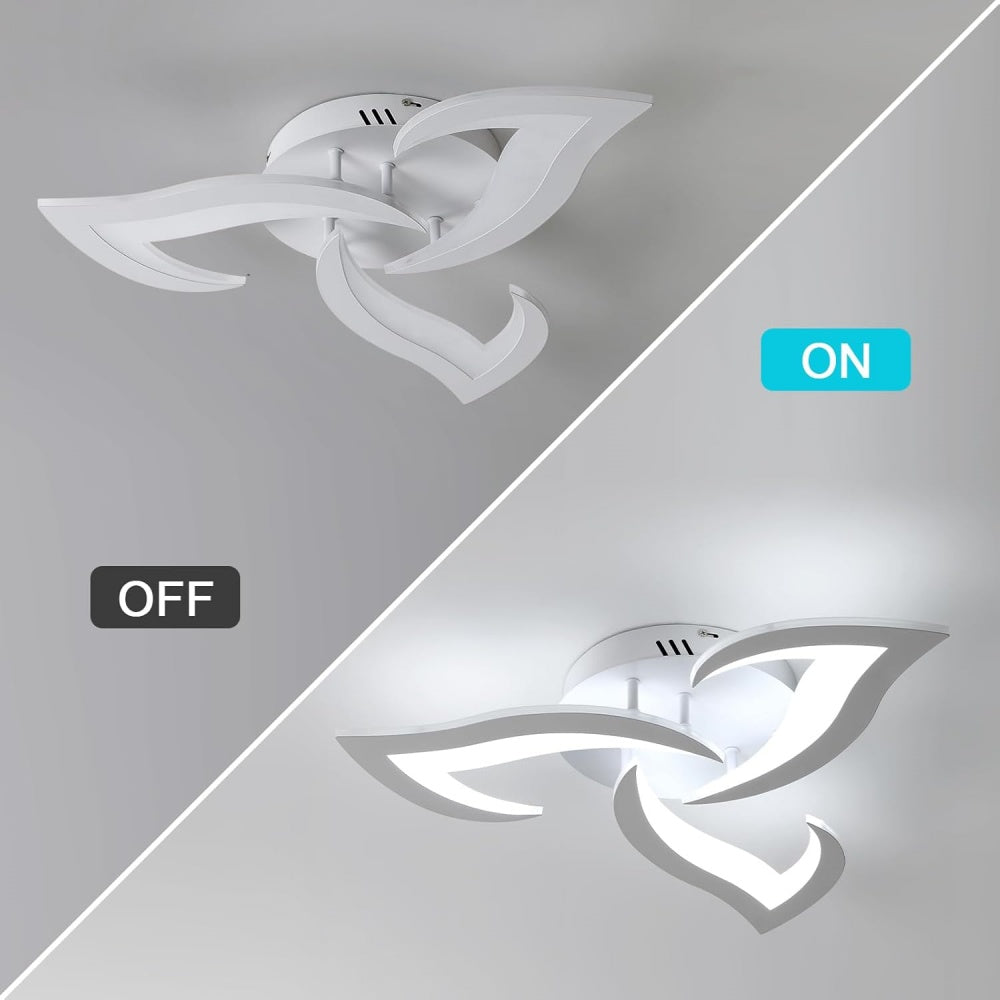 Modern Creative Iron Acrylic LED Flush Ceiling Light