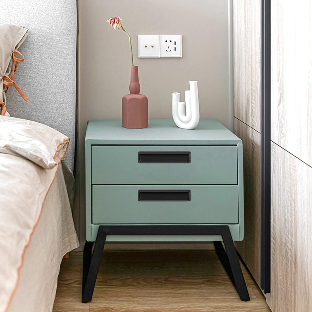 Modern Slotted Recessed Concealed Sliding Door Cabinet Handles