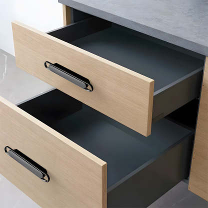 Two-color Zinc Alloy Modern Cabinet Handles