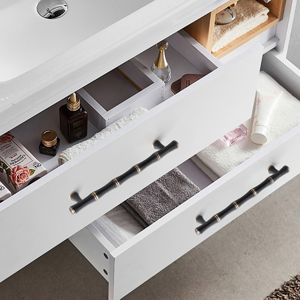 Vintage Antique Brass Ring Pull Cabinet Handles And Knobs