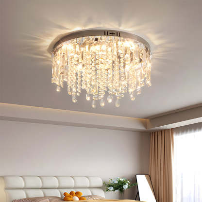 Modern Glam Crystal Ceiling Light - Dimmable LED Ceiling Lamps