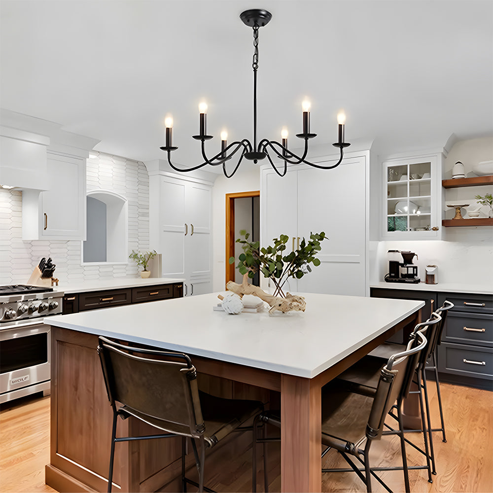 Simple Modern Iron Bedroom Pendant Lights