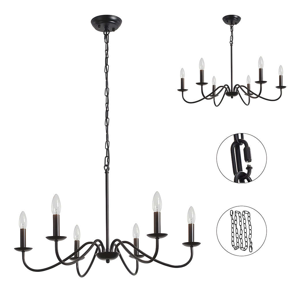 Simple Modern Iron Bedroom Pendant Lights