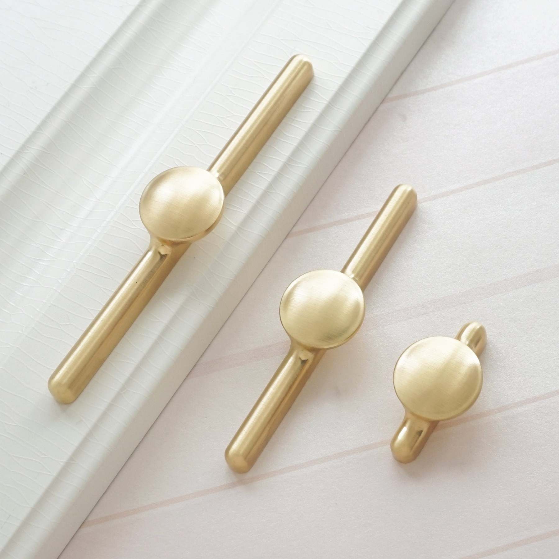 Gold Zinc Alloy Kitchen Pulls -Homdiy