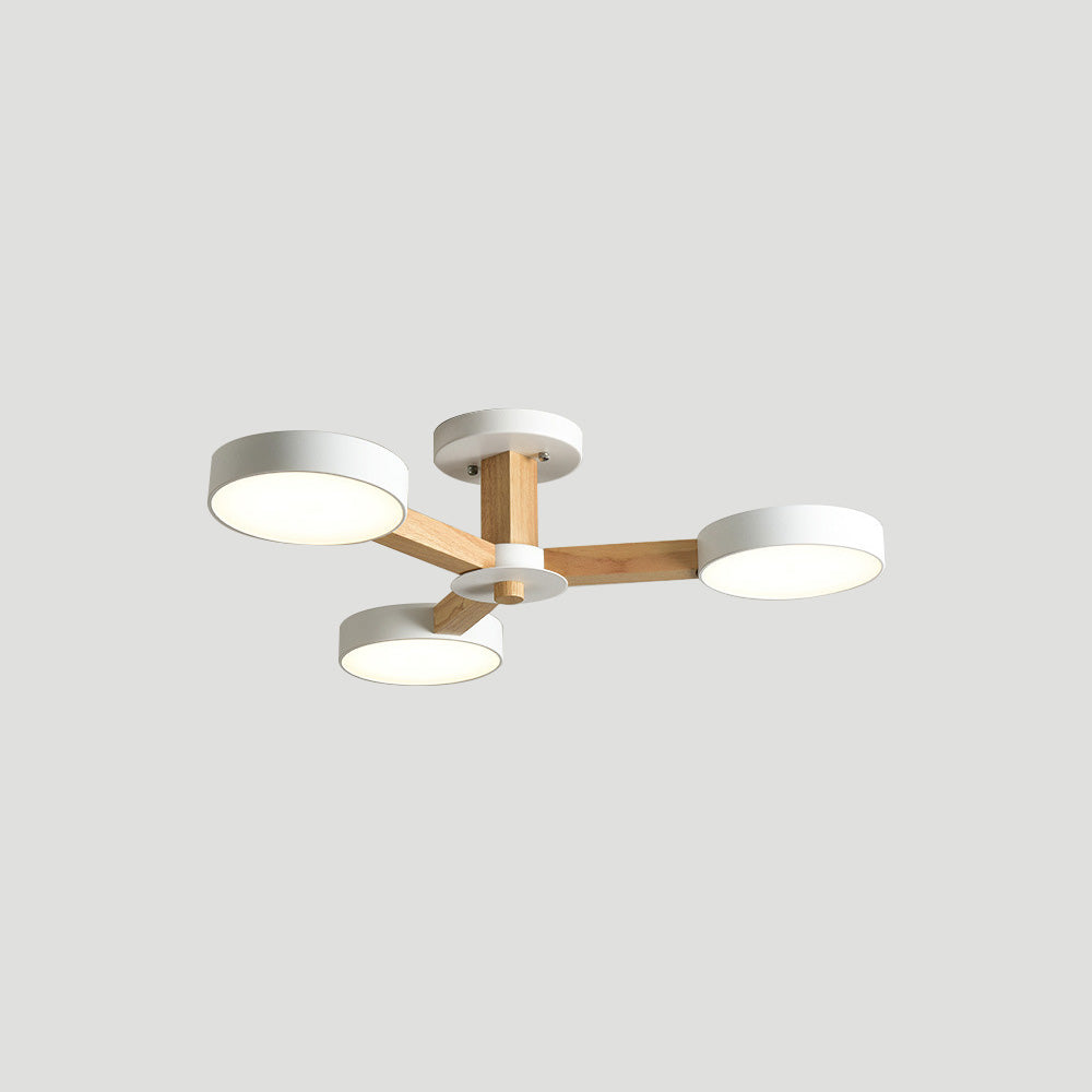 Nordic Multi-Ring LED Ceiling Light for Living Room
