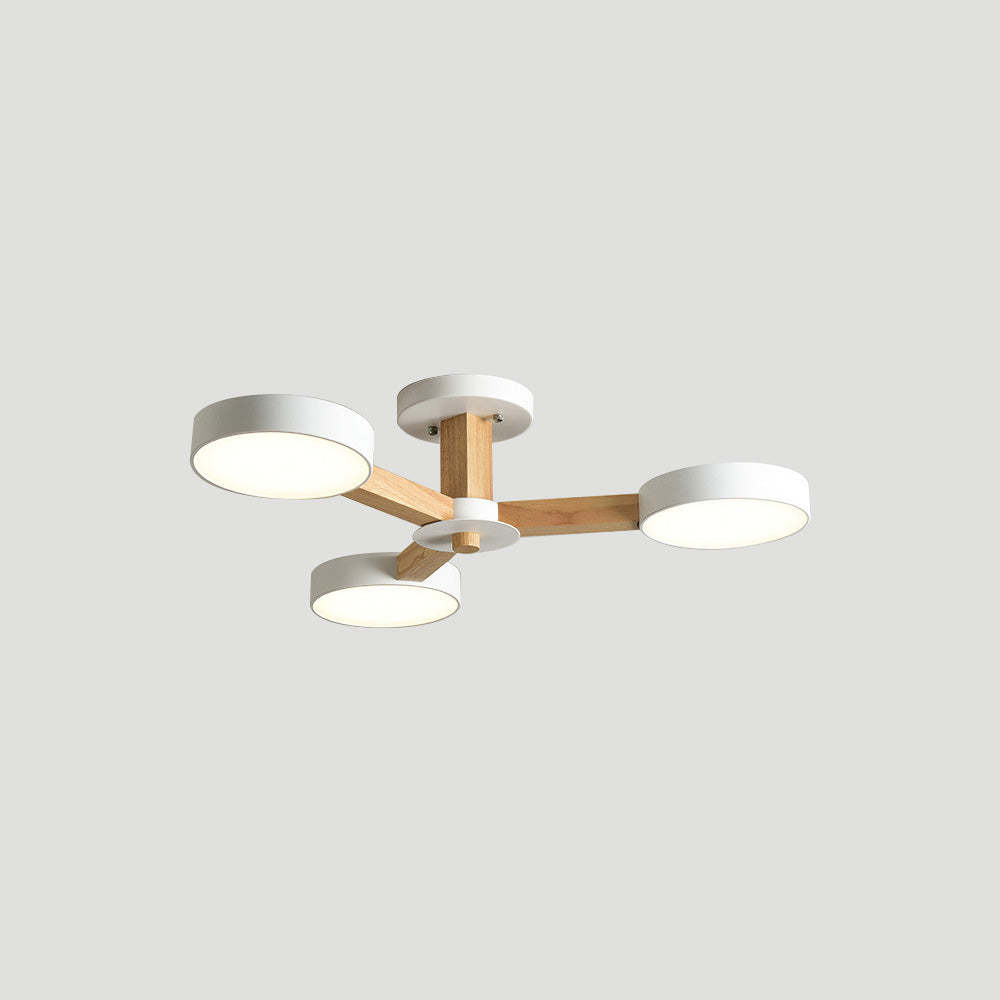 Nordic Multi-Ring LED Ceiling Light for Living Room