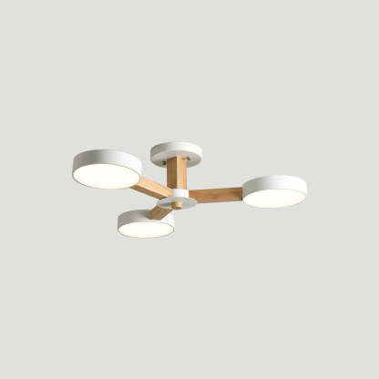 Nordic Multi-Ring LED Ceiling Light for Living Room