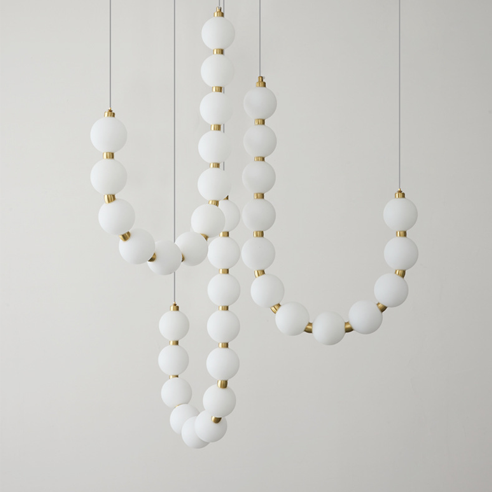 Luxury White Necklace Chandelier -Homdiy