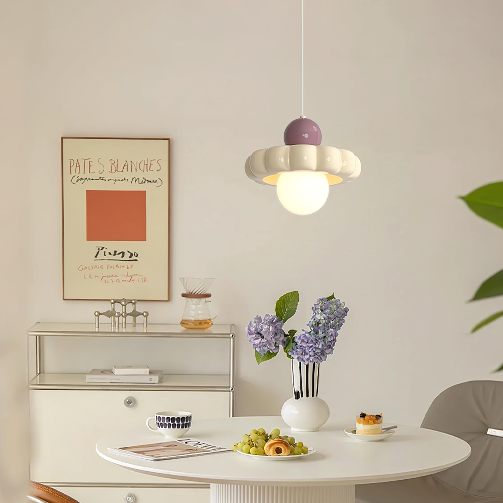 Cream Cloud Pendant Light -Homdiy