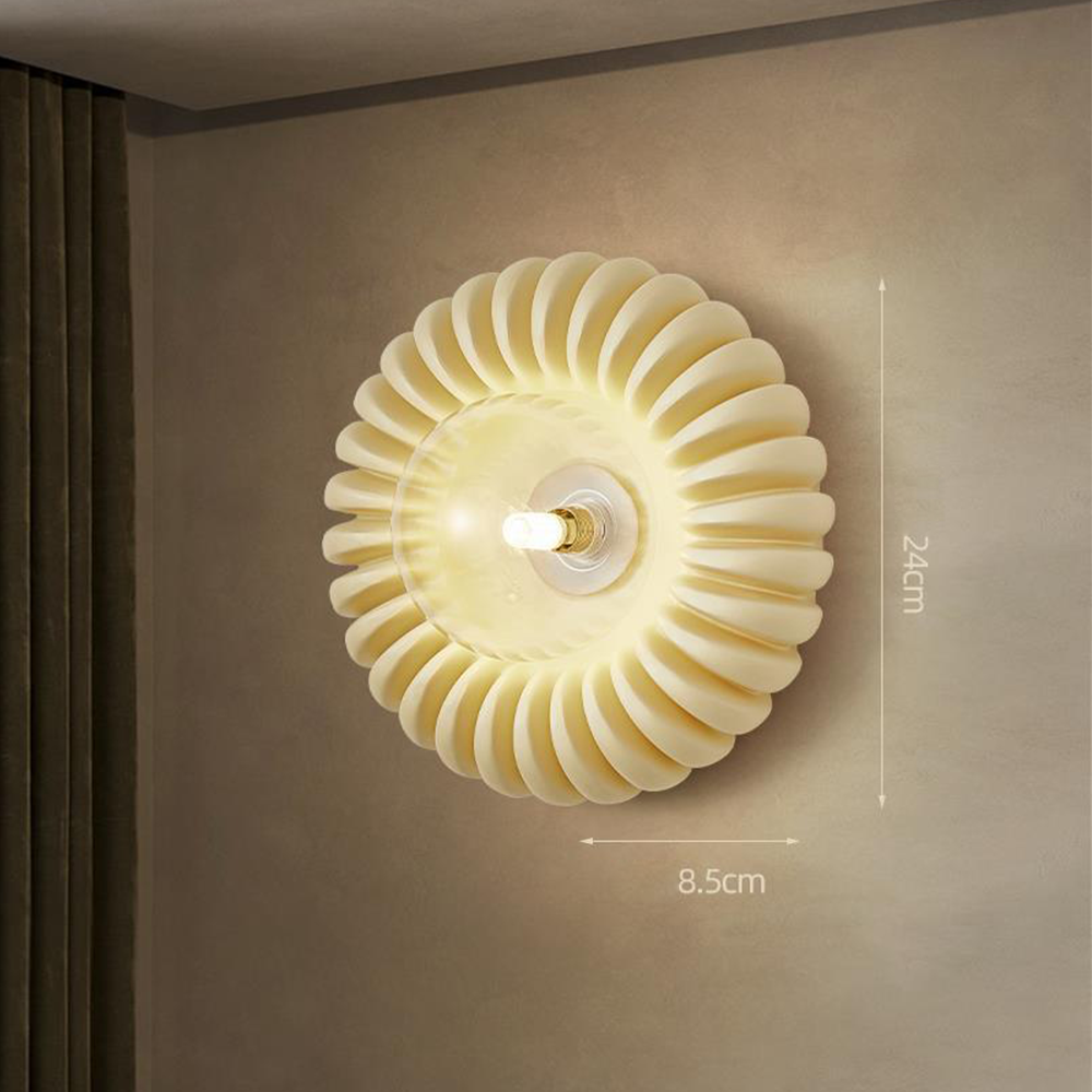 Modern Creative Resin Bedroom Wall Light -Homdiy