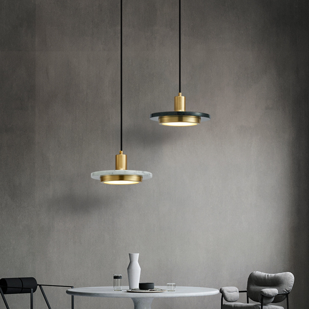 Marble Art Pendant Light -Homdiy