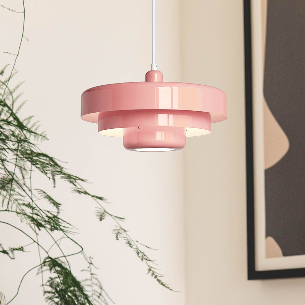 Vintage Iron Pendant Light Bauhaus Hanging Light -Homdiy