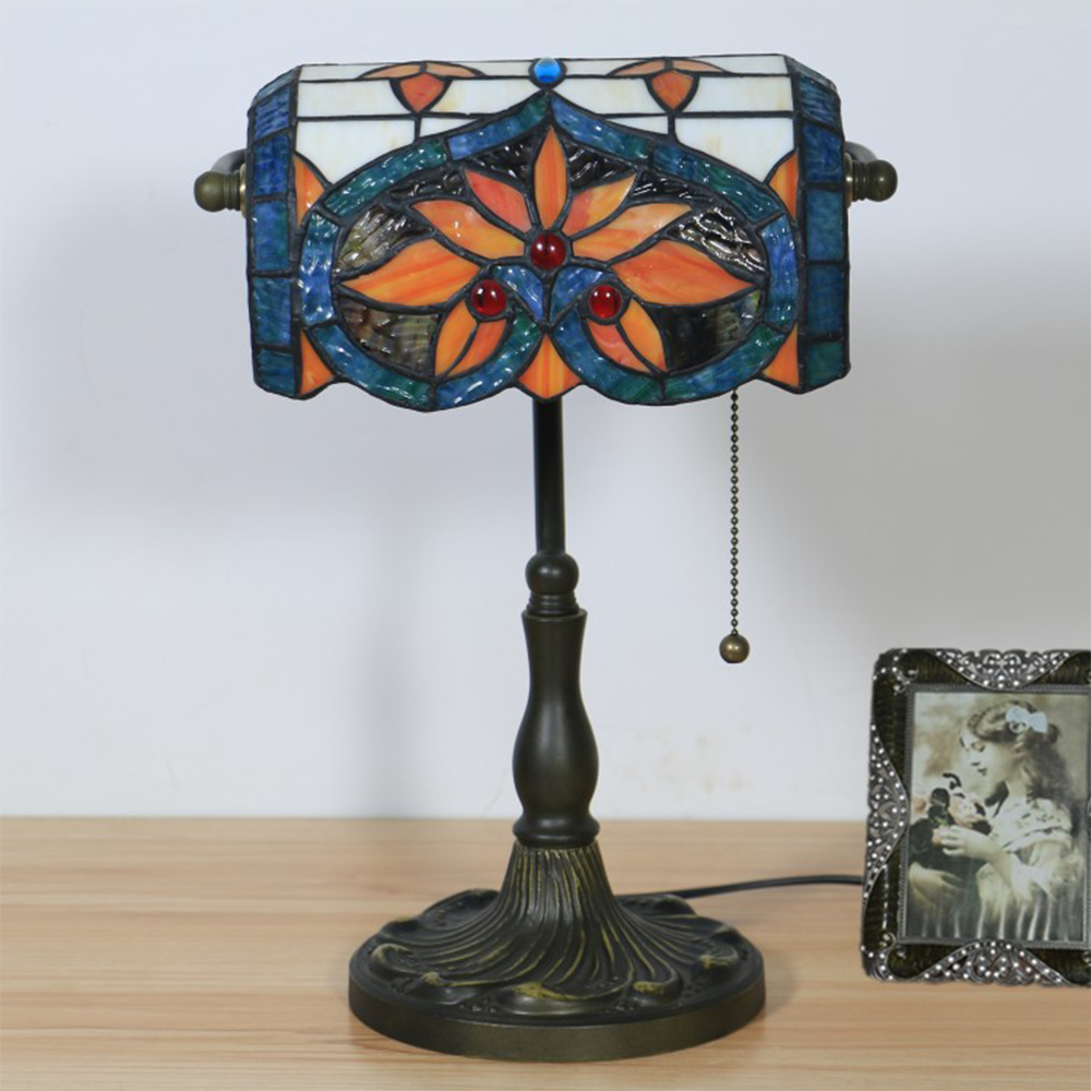 Retro Decor Tiffany Table Lamp for Living Room -Homdiy