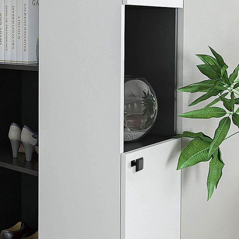 10 Pack Matte Black Cabinet Knobs Zinc Alloy Dresser Drawer Knobs For Bathroom(LS9111BK) -Homdiy