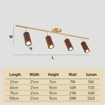  Nordic Minimalist Surface-Mounted Light Ceiling Spotlight 