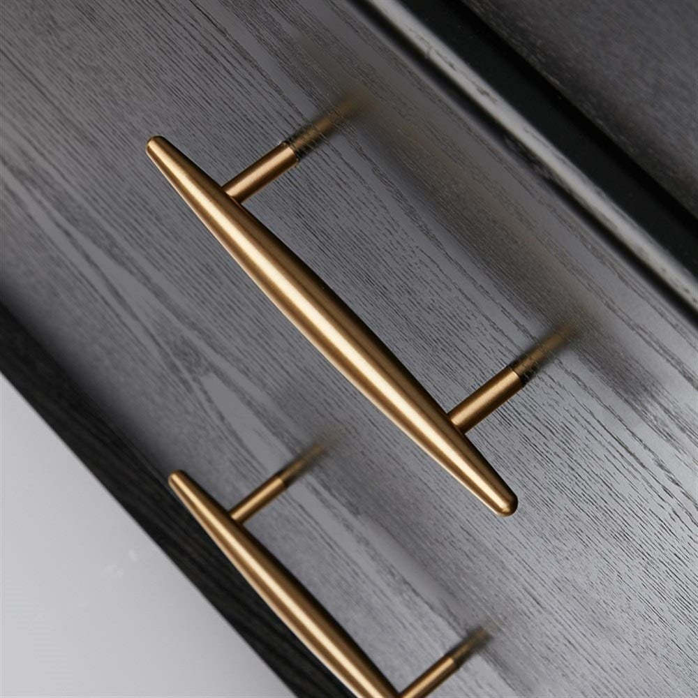 Modern Solid Brass Kitchen Cabinet Knobs and Handles -Homdiy