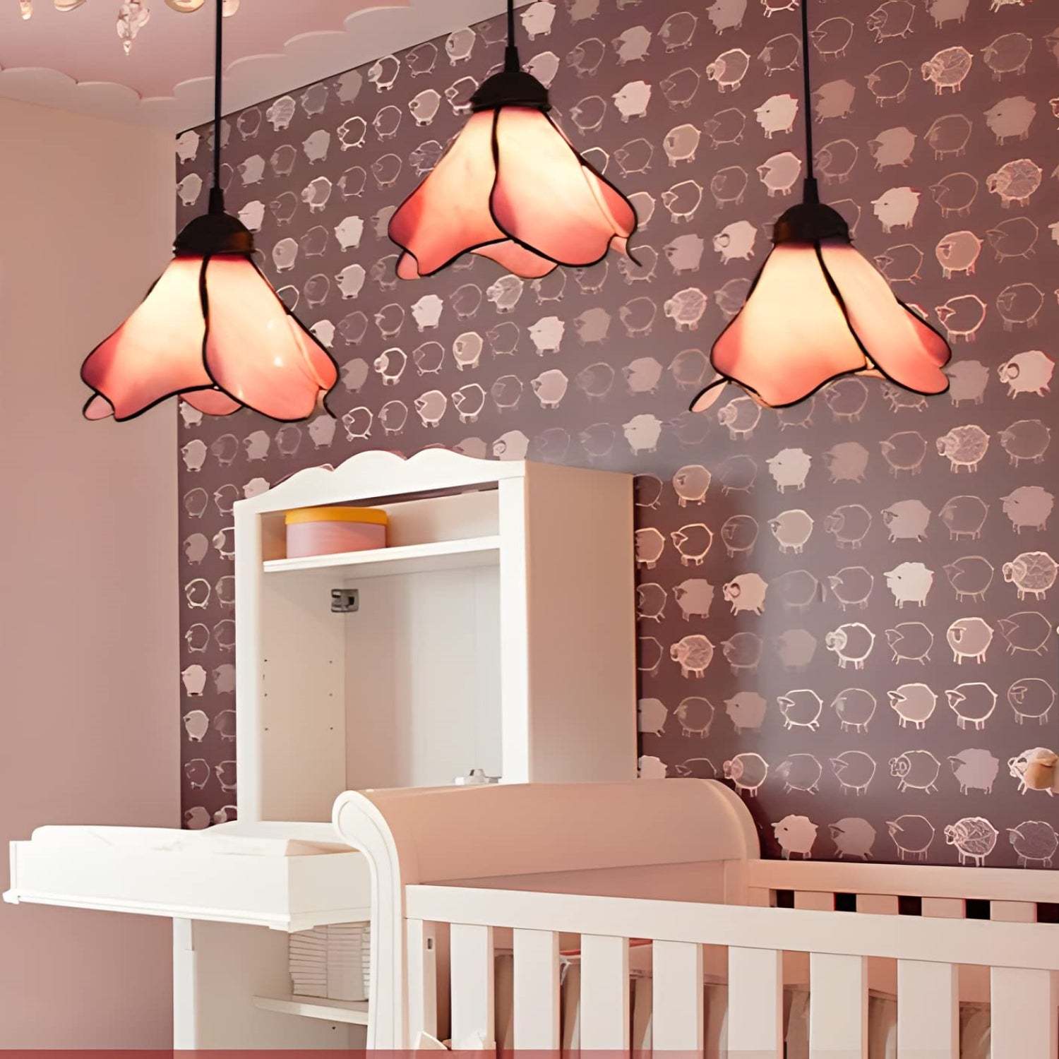 Creative Mediterranean Decor Stained Glass Tiffany Pendant Lights -Homdiy