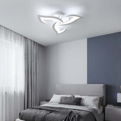 Modern Creative Iron Acrylic LED Flush Ceiling Light