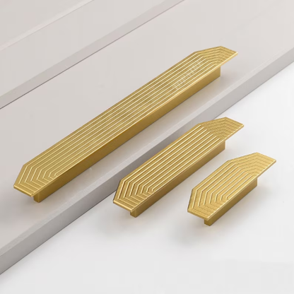 Unique Modern Semi-Circular Gold Kitchen Cabinet Door Handle