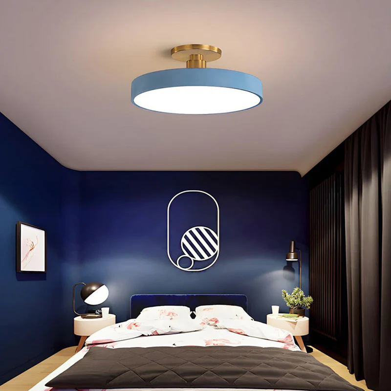 Macaron LED Flush Mount Ceiling Light For Bedroom