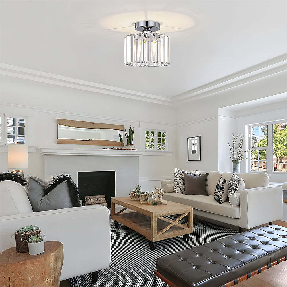 Elegant Modern Crystal Ceiling Lights for Bedroom Decor