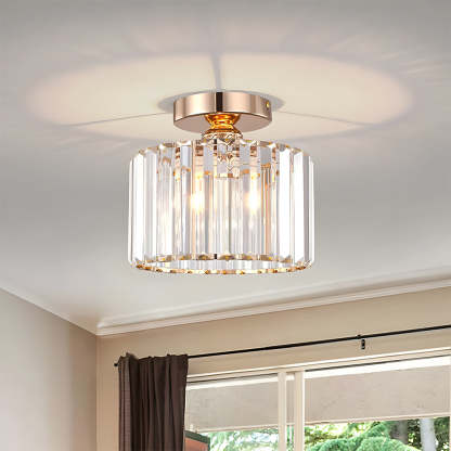 Elegant Modern Crystal Ceiling Lights for Bedroom Decor
