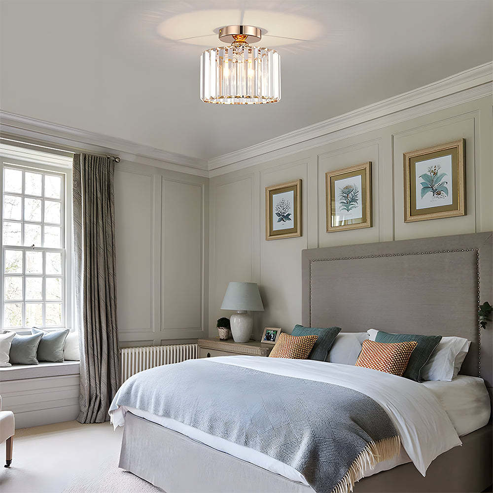 Elegant Modern Crystal Ceiling Lights for Bedroom Decor
