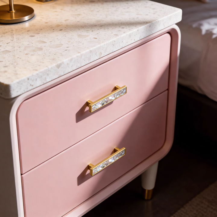 Cabinet Pulls Brass Drawer Knobs Luxury Natural Shell White