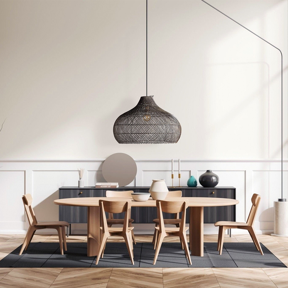 Farmhouse Dome Boho Pendant Light -Homdiy