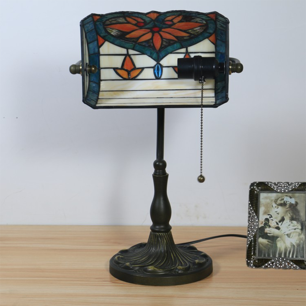 Retro Decor Tiffany Table Lamp for Living Room -Homdiy