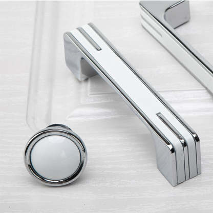 Modern Unique Black Chrome Kitchen Cabinet Handles