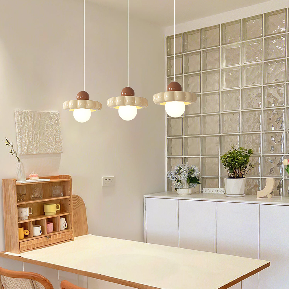 Cream Cloud Pendant Light -Homdiy