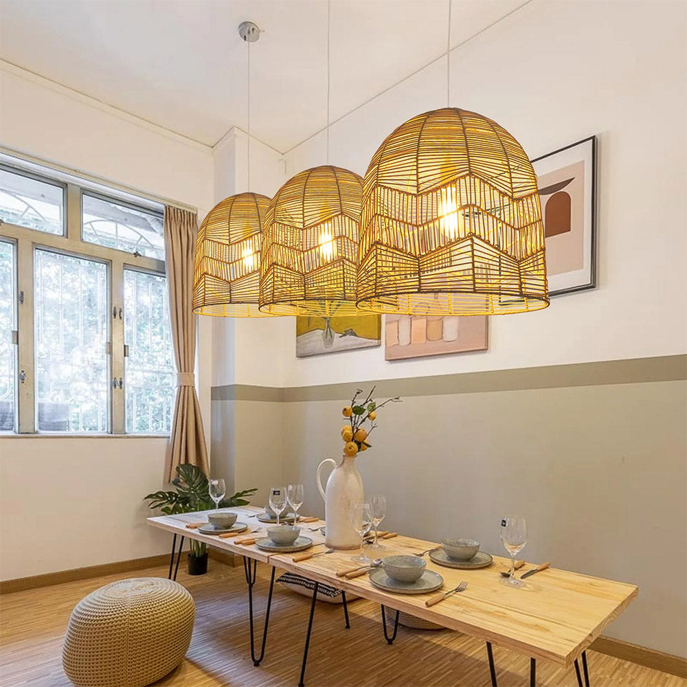 Wicker Pendant Lights Kitchen Island Handmade Basket Rattan Wicker Pendant Lights Kitchen Island Handmade Basket Rattan