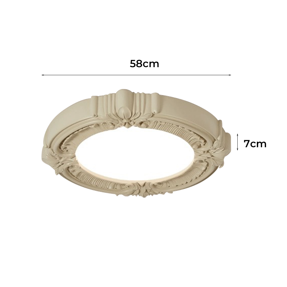 French Retro Style Ceiling Lamp LED Ceiling Light -Homdiy