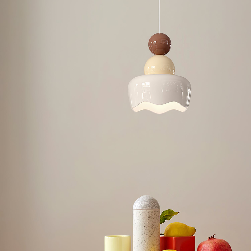 Cream Sunny Rain Doll Bedroom Pendant Light -Homdiy