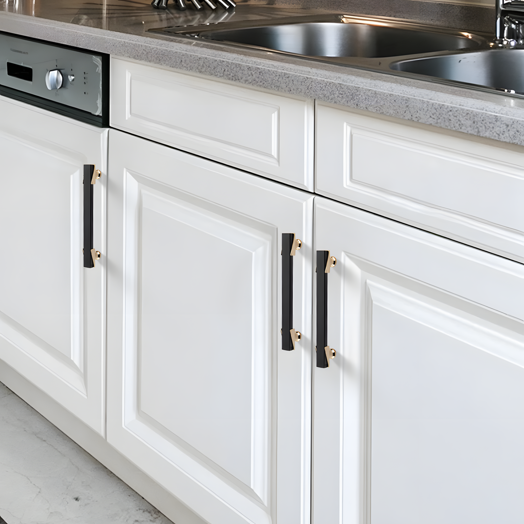 Zinc Alloy Modern Kitchen Cabinet Pulls
