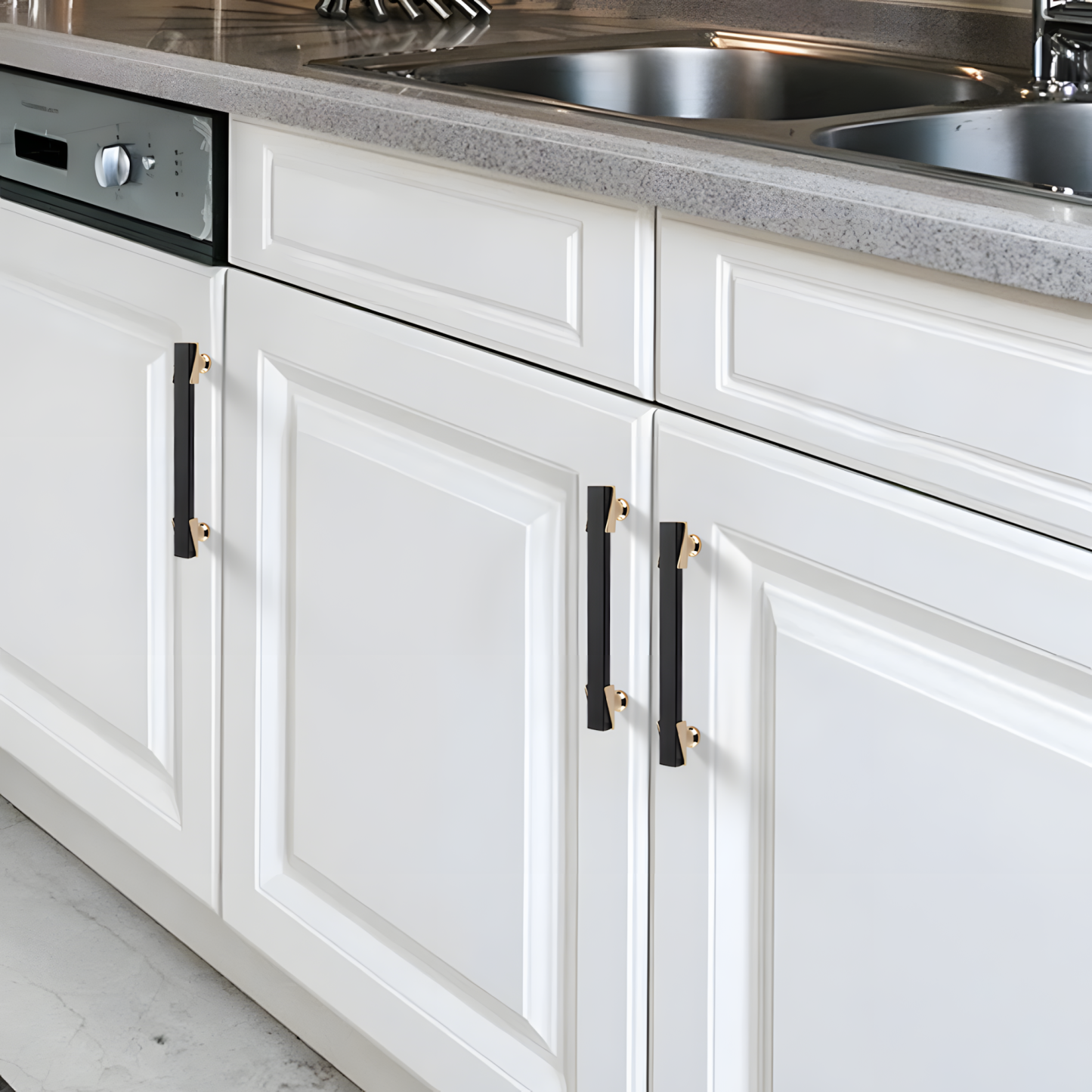 Zinc Alloy Modern Kitchen Cabinet Pulls